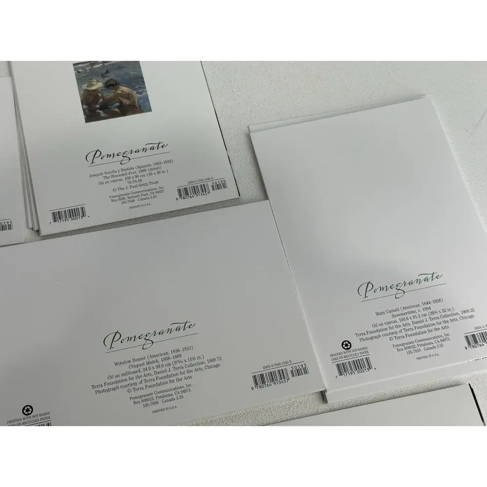 terra museum of american art greeting cards lot of 20 pomergranate 566